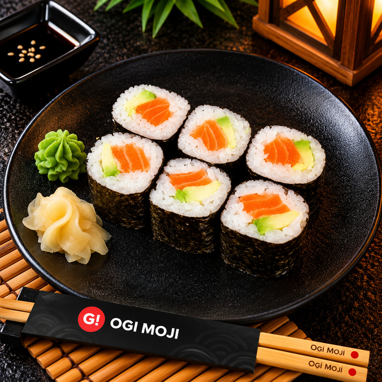 Sake Avokado Maki (6 parça)