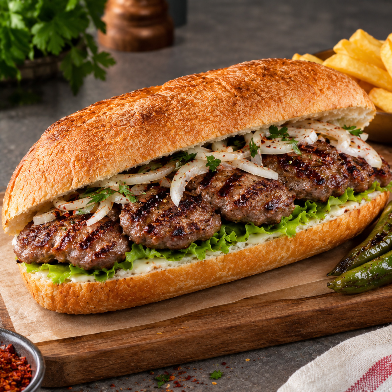 Izgara Köfte Ekmek