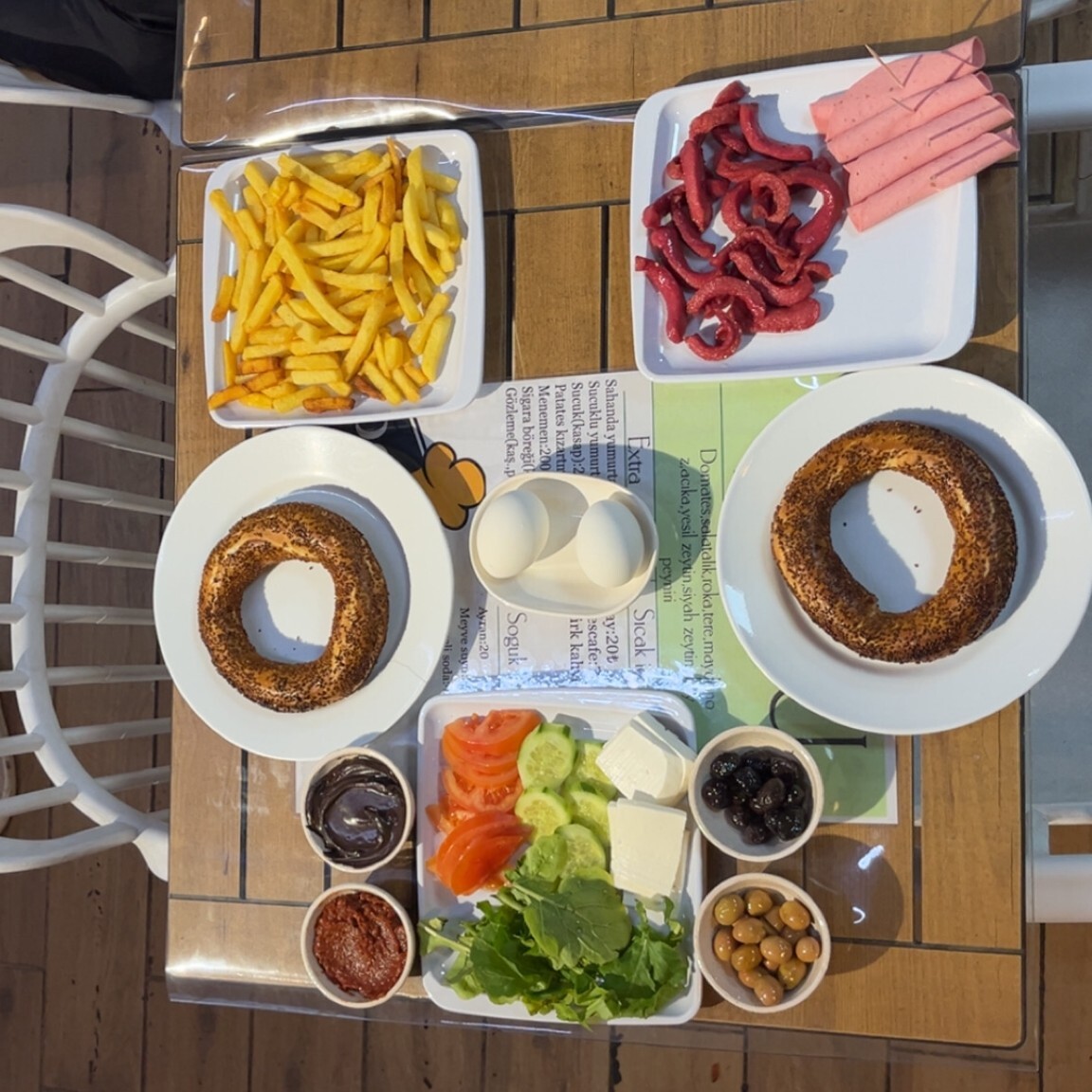 2 kişilik Kahvaltı tabağı