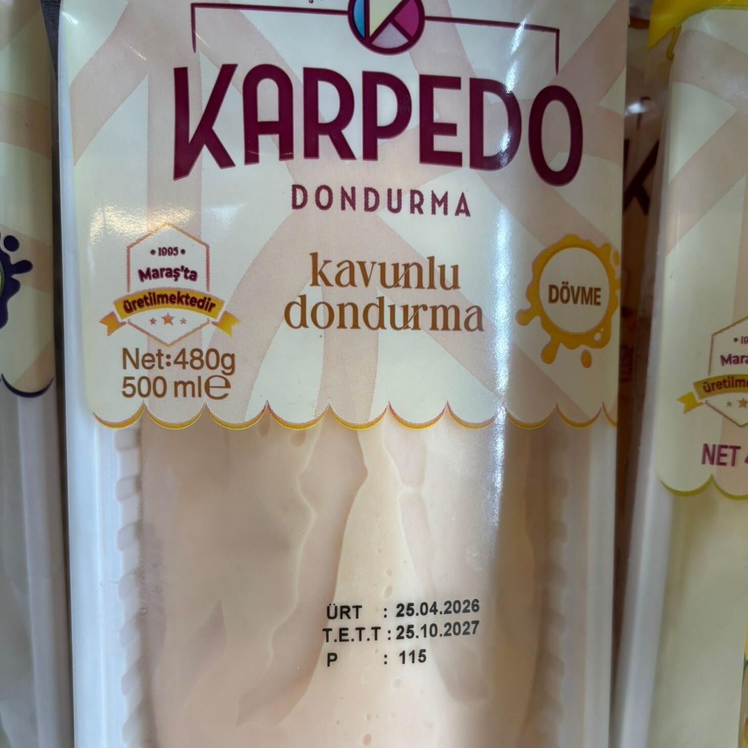 Maraş Dondurma Kavunlu (480 gr)