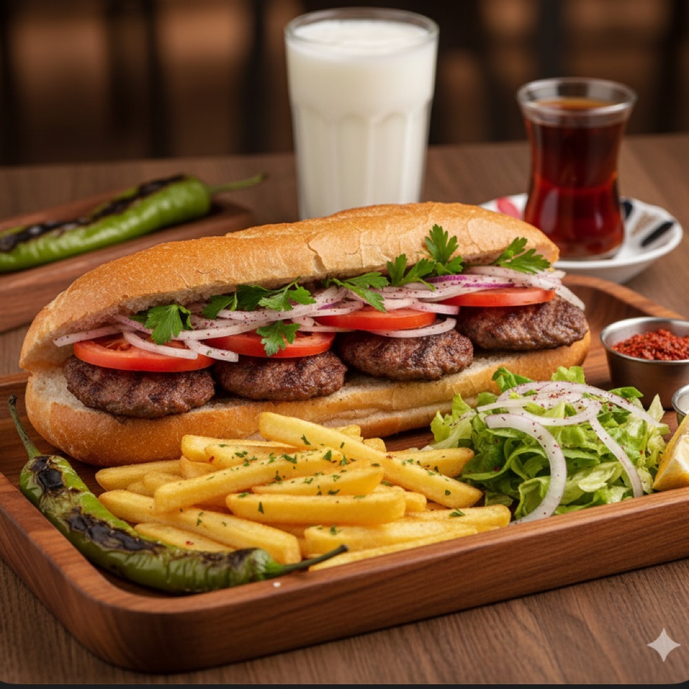 Yarım Ekmek Köfte Menü