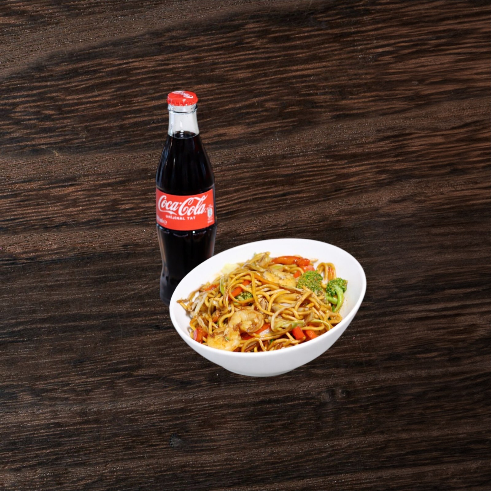 Japon Karidesli Sebzeli Erişte + Coca-Cola - %10 İndirim