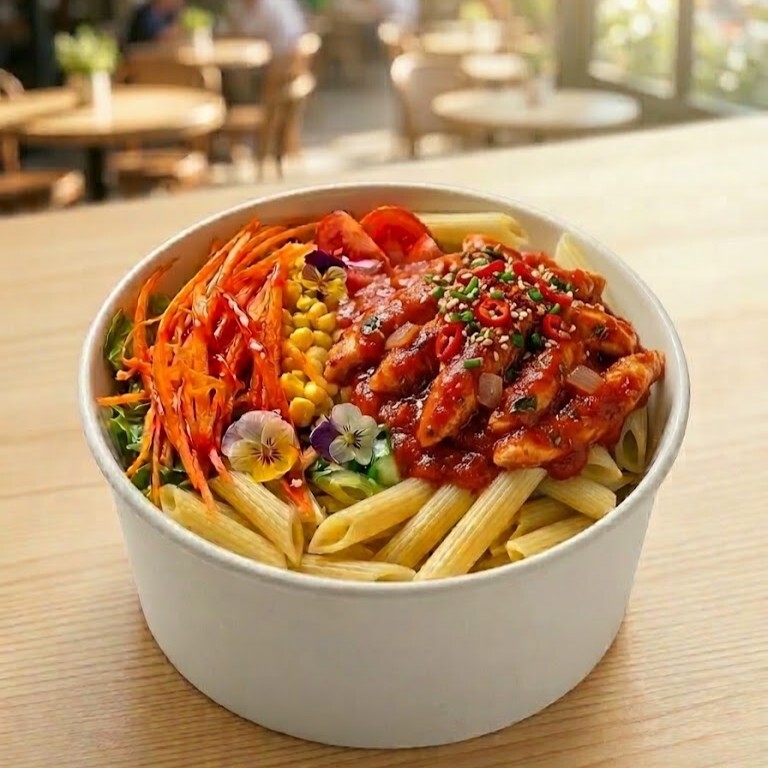 Kovada Domates Soslu Tavuklu Penne