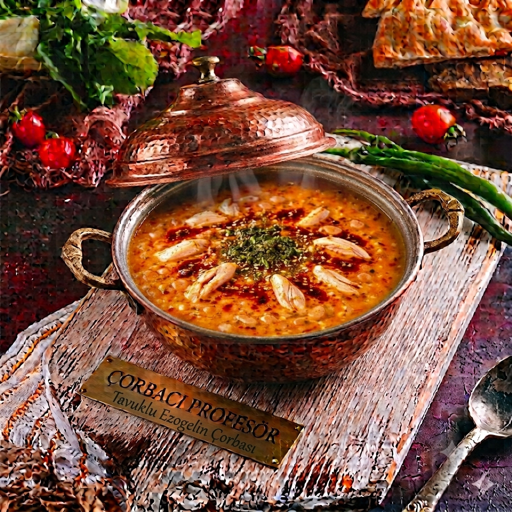 Tavuklu Ezogelin Çorbası