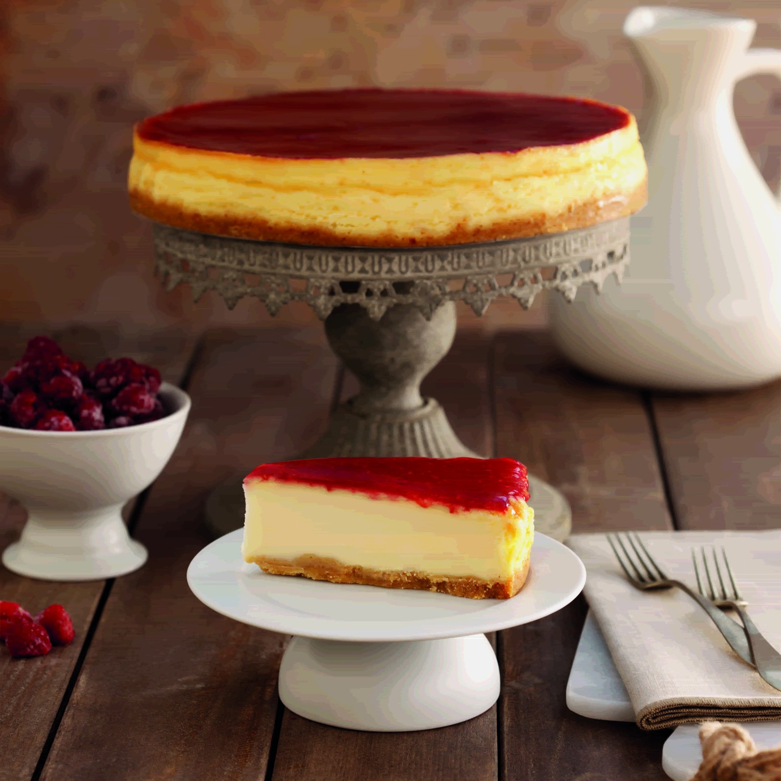 Frambuazlı Cheesecake