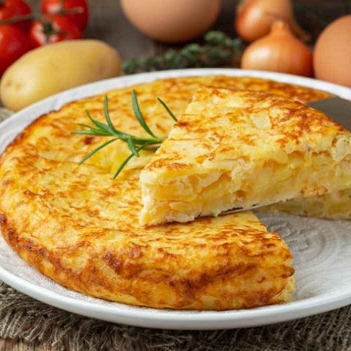 Patatesli Omlet