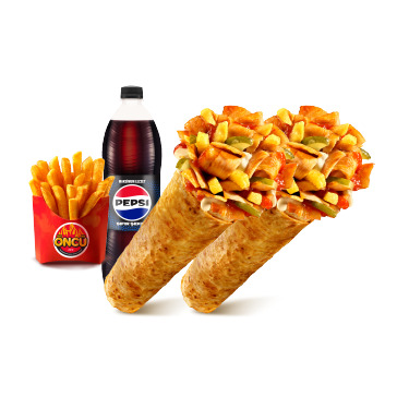 İki̇li̇ Tavuk Menü