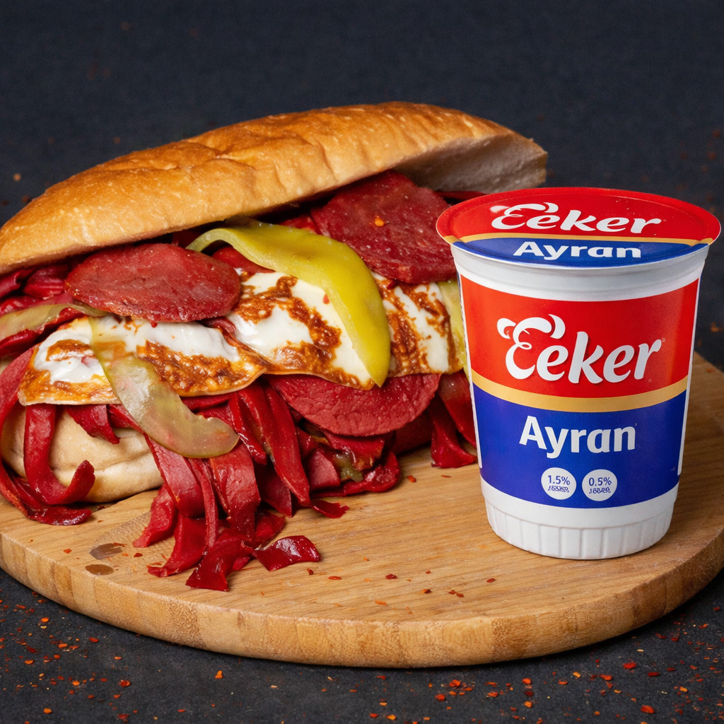 Bam Bam XL Sandviç + Eker Ayran (27 cl)