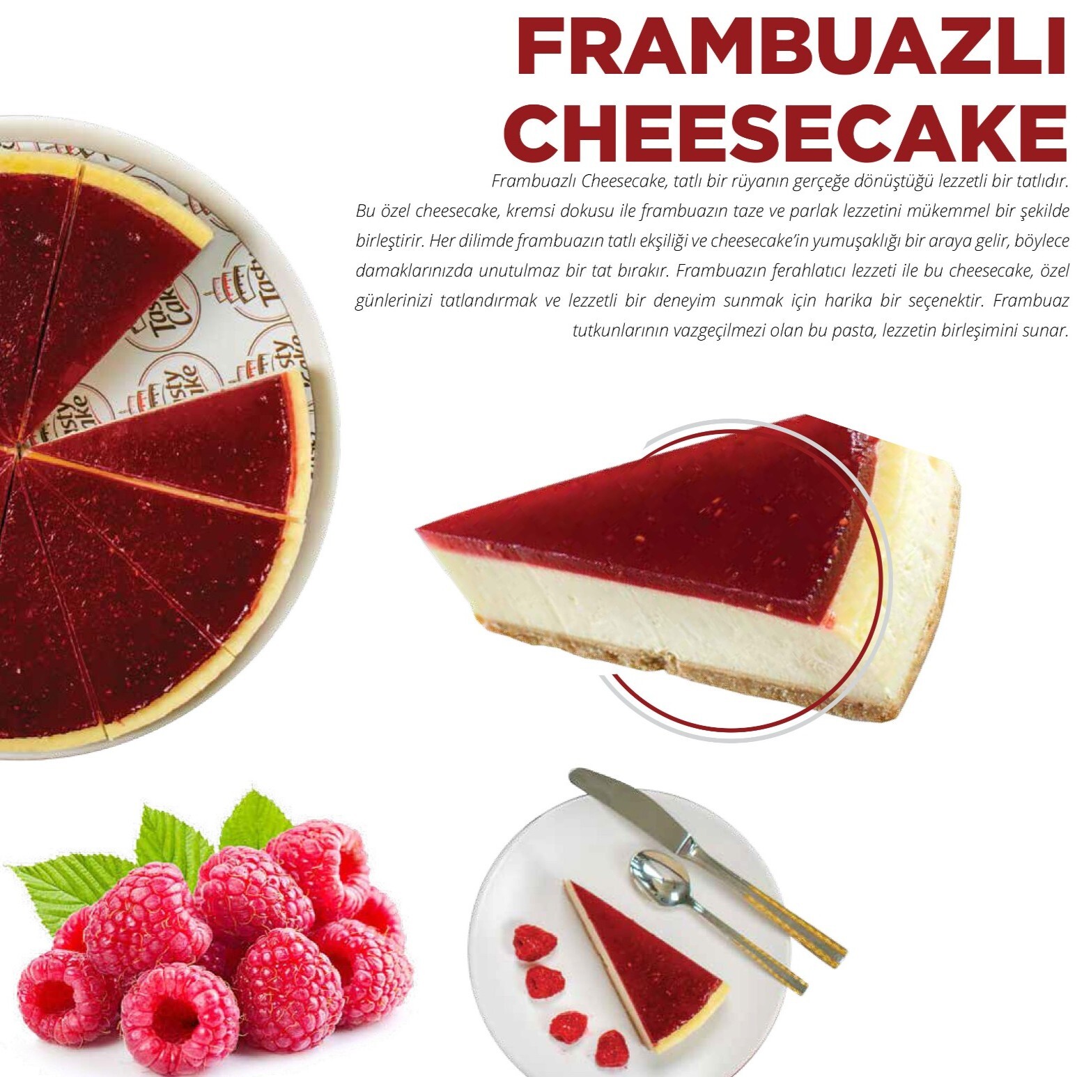 Frambuazlı Cheesecake