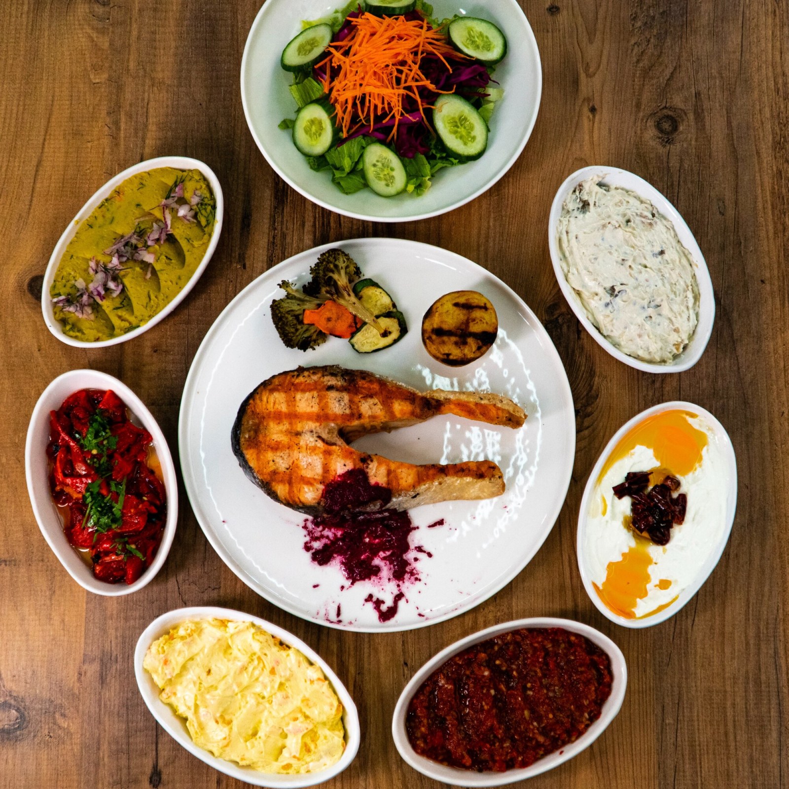 Izgara Norveç Somon Menü (250/300 Gr Arası)