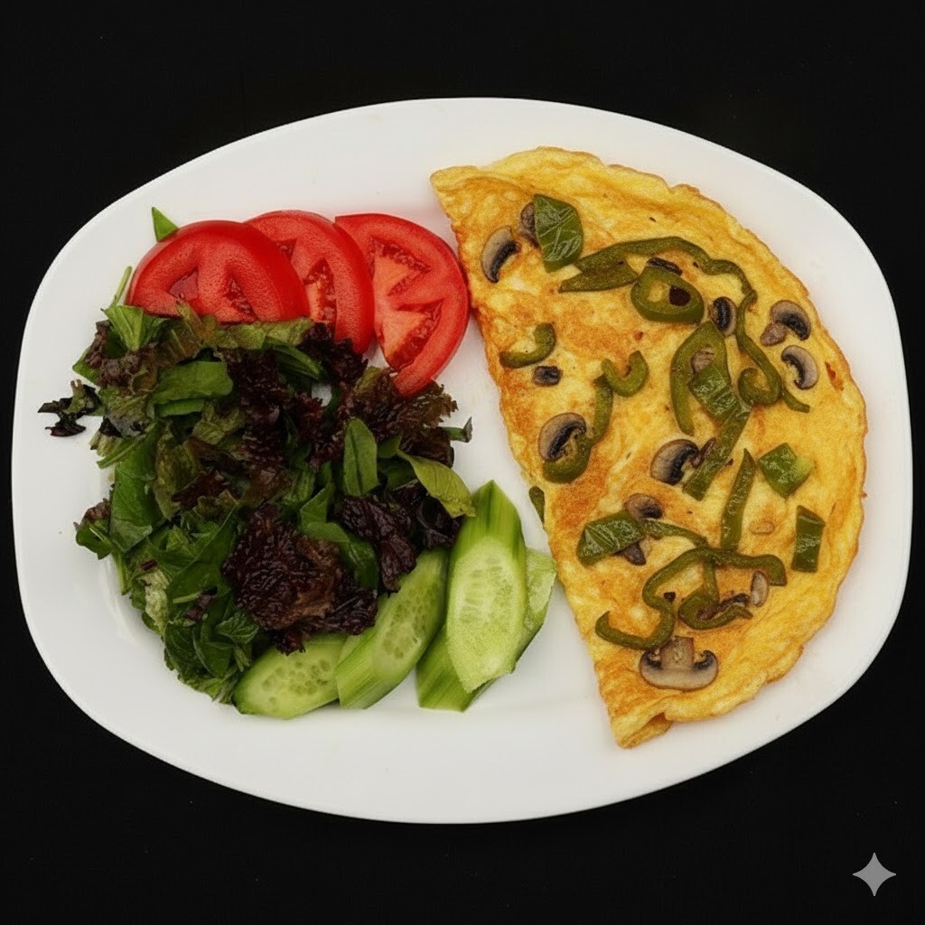 Sebzeli Omlet
