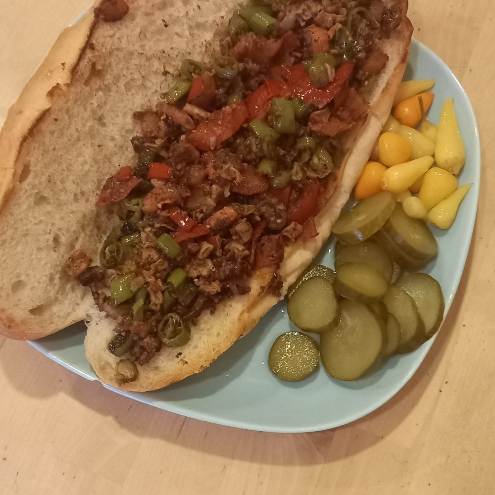 3 Çeyrek Ekmek Sebzeli Kuzu Kokoreç