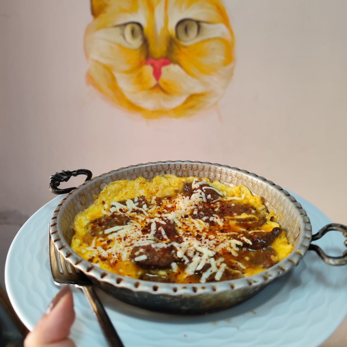 Dana Sucuklu Yumurta( 3 adet yumurta ile)