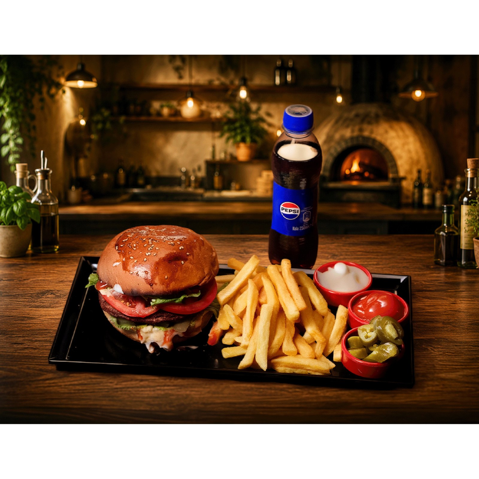 Jalapeno Burger Menü
