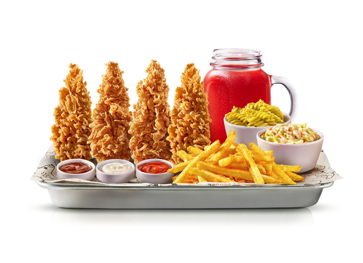 Cajun Tenders 4'lü Menü
