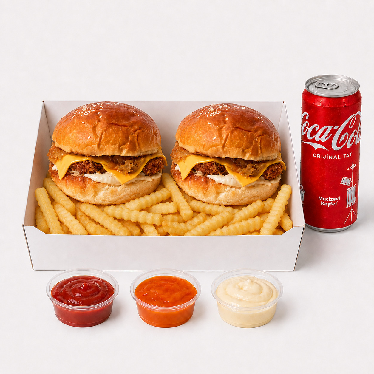 2'li Burger Kutu