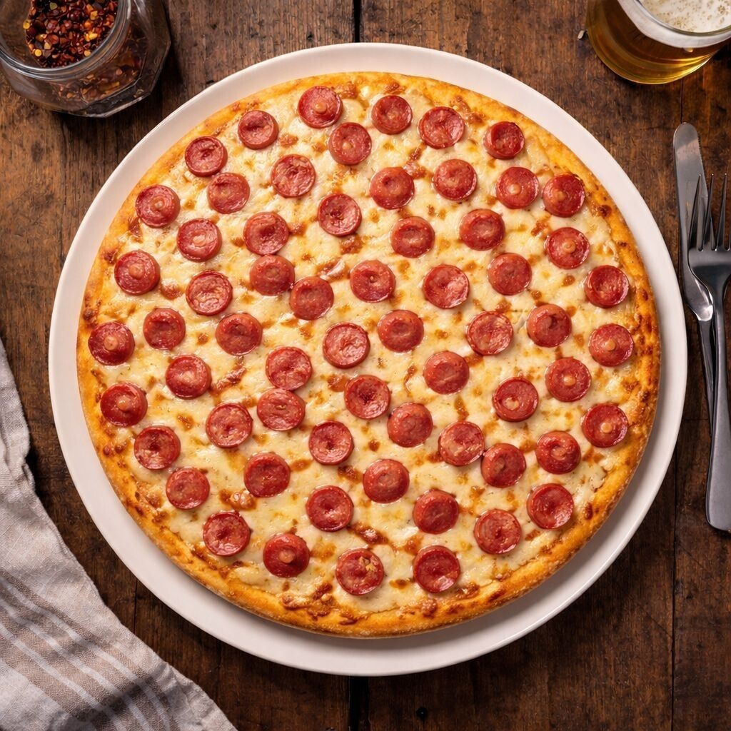 Sosisli Pizza (Orta)
