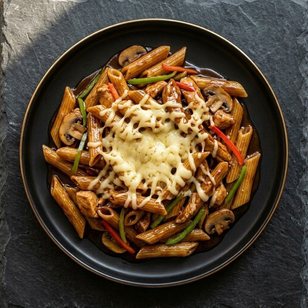 Barbekü Tavuklu Sebzeli Penne