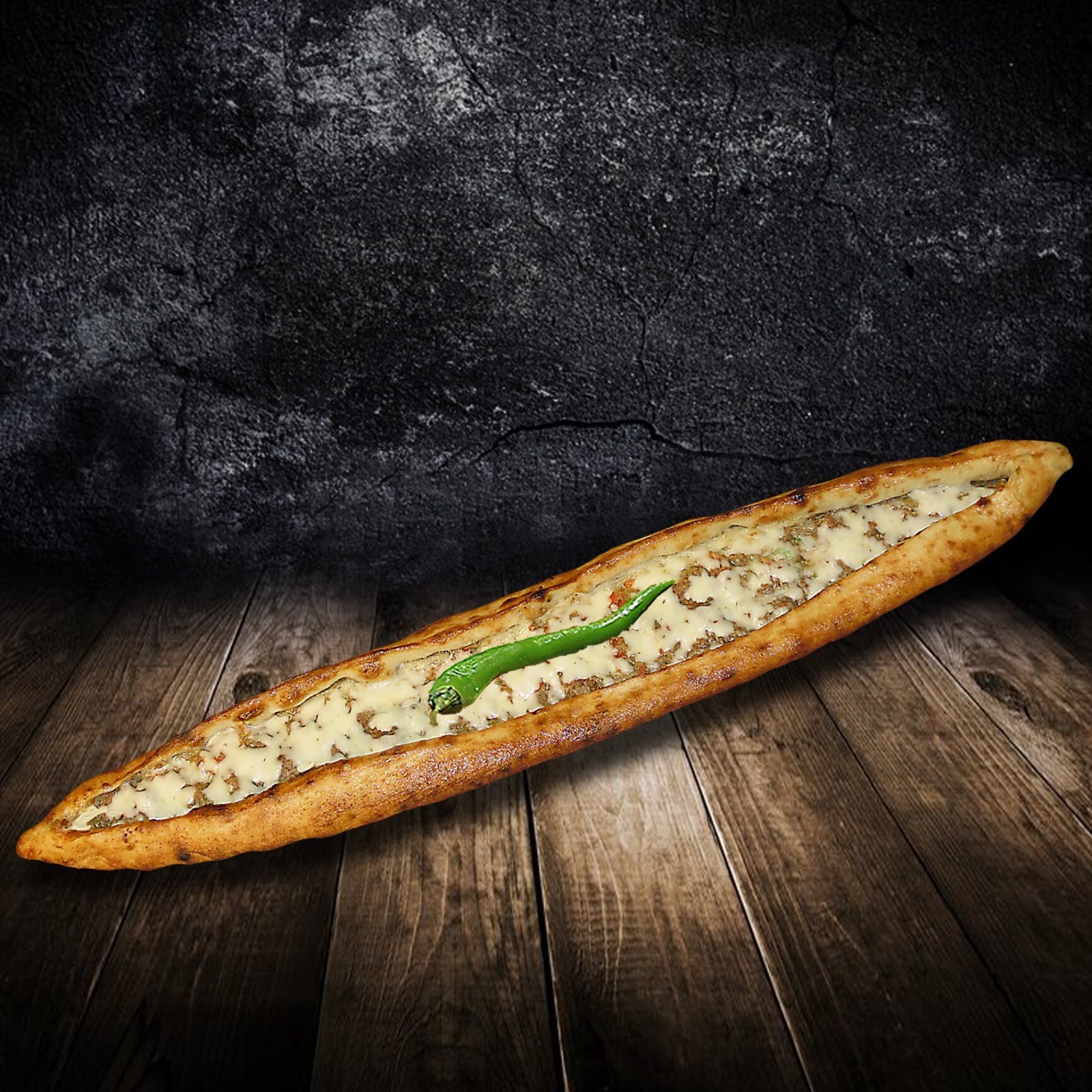 Kıymalı - Kaşarlı Pide Porsiyon