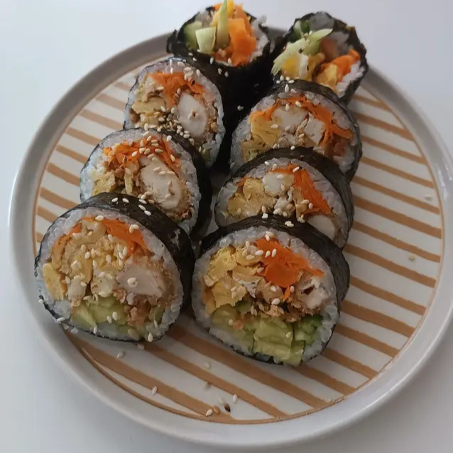 Gimbap Karides Acılı