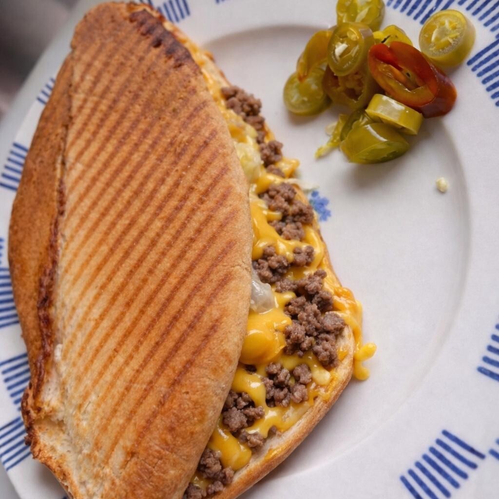 Cheddarlı Kavurmalı Tost