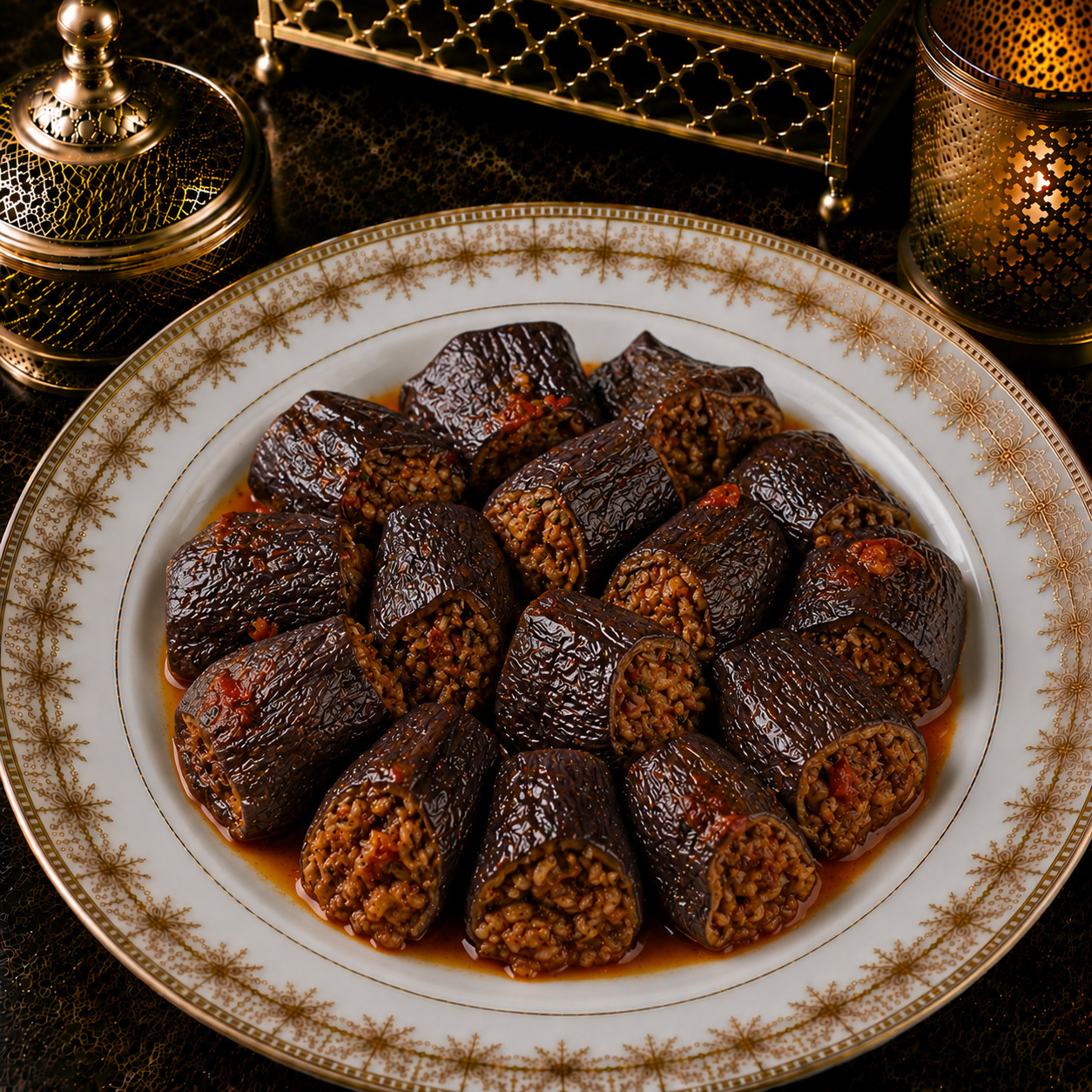 Kuru Patlıcan Dolması