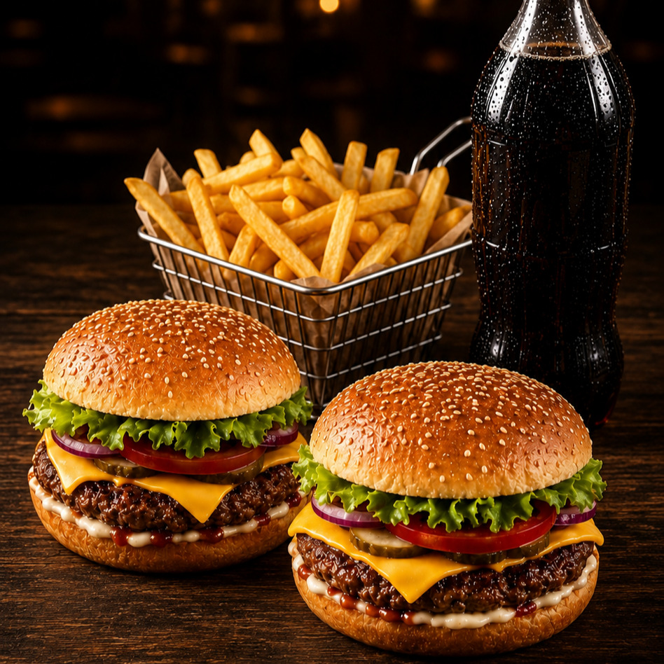 2’li Hamburger Menü