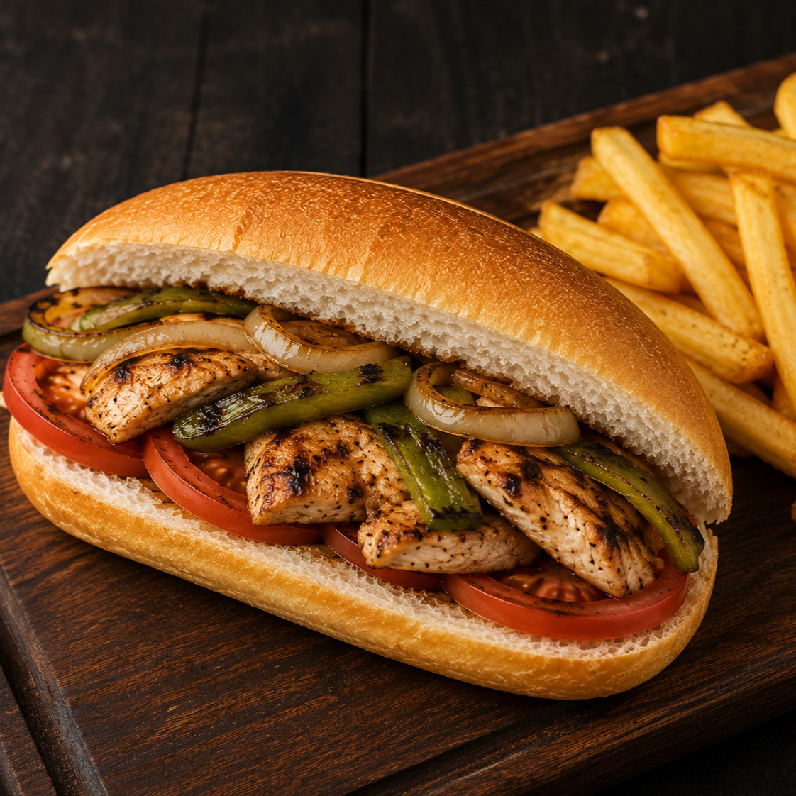 Tam Ekmek Arası Izgara Tavuk