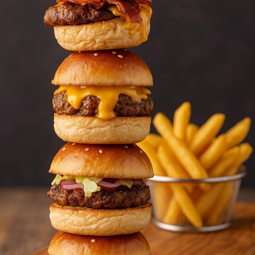 4'lü Mini Burger (Cheese, Classic, Trüf, Special Burger)