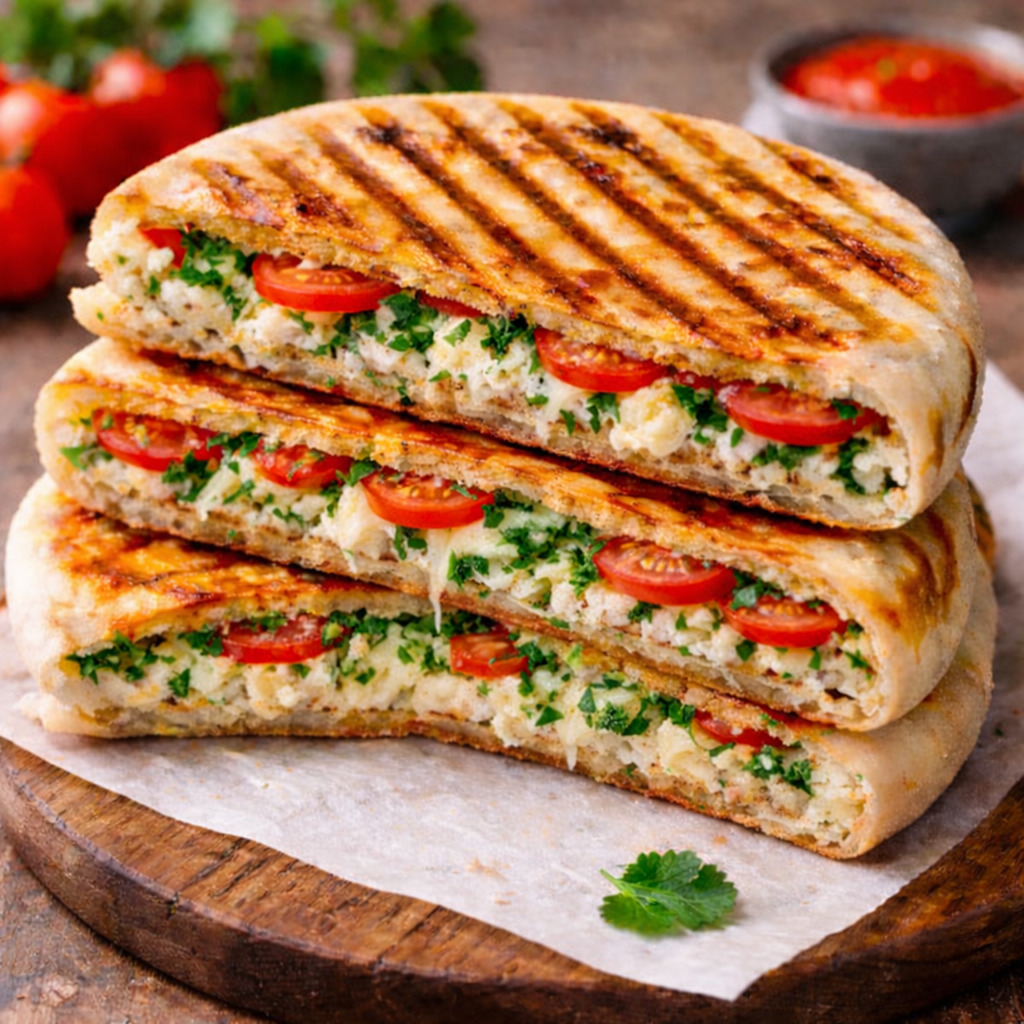 Erzincan Tulum&Domates&Maydanoz Tost