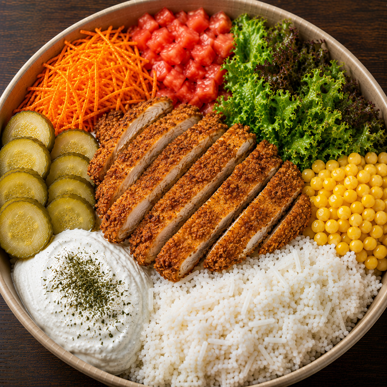 Çıtır Tavuklu Bowl