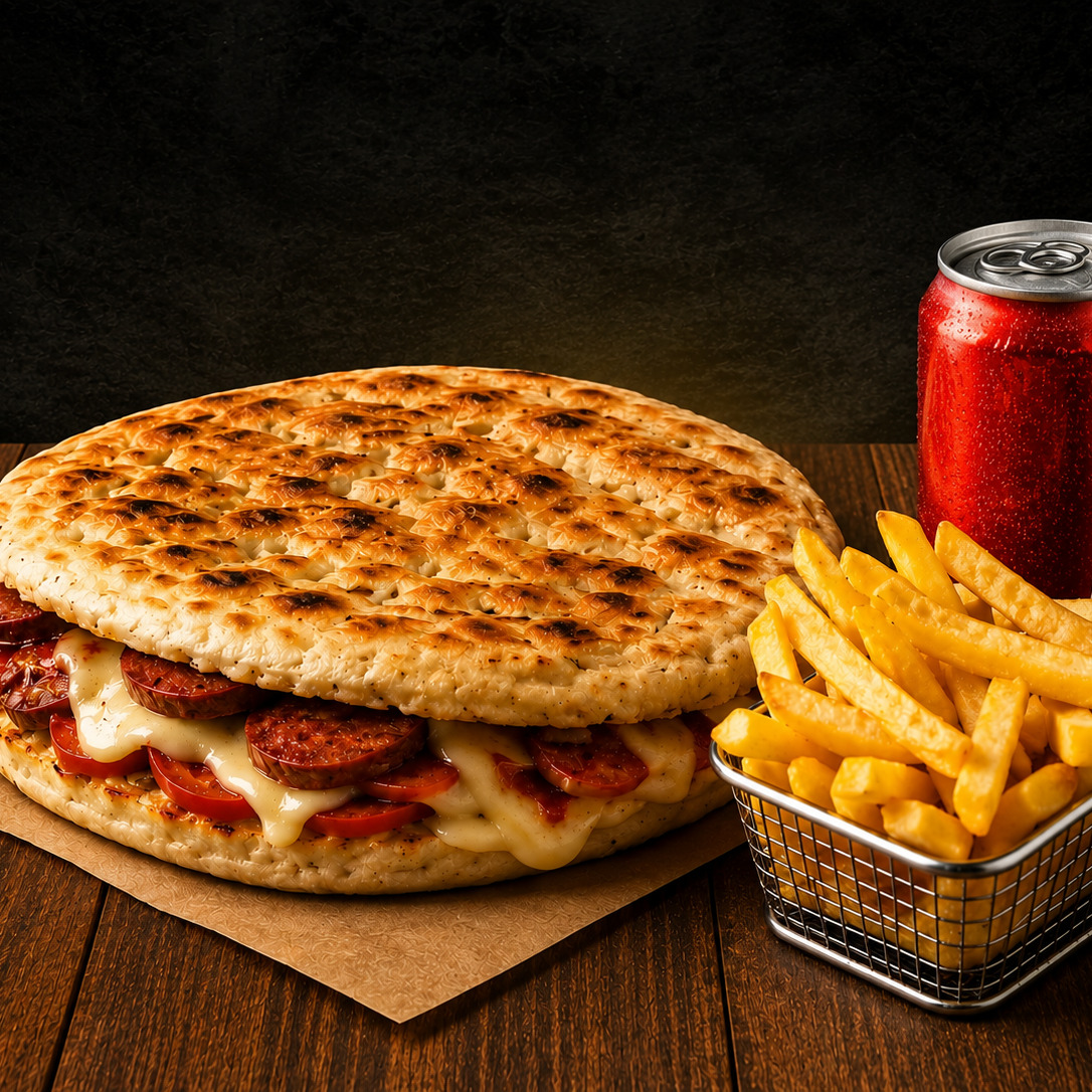 Karışık Bazlama Tost Menü