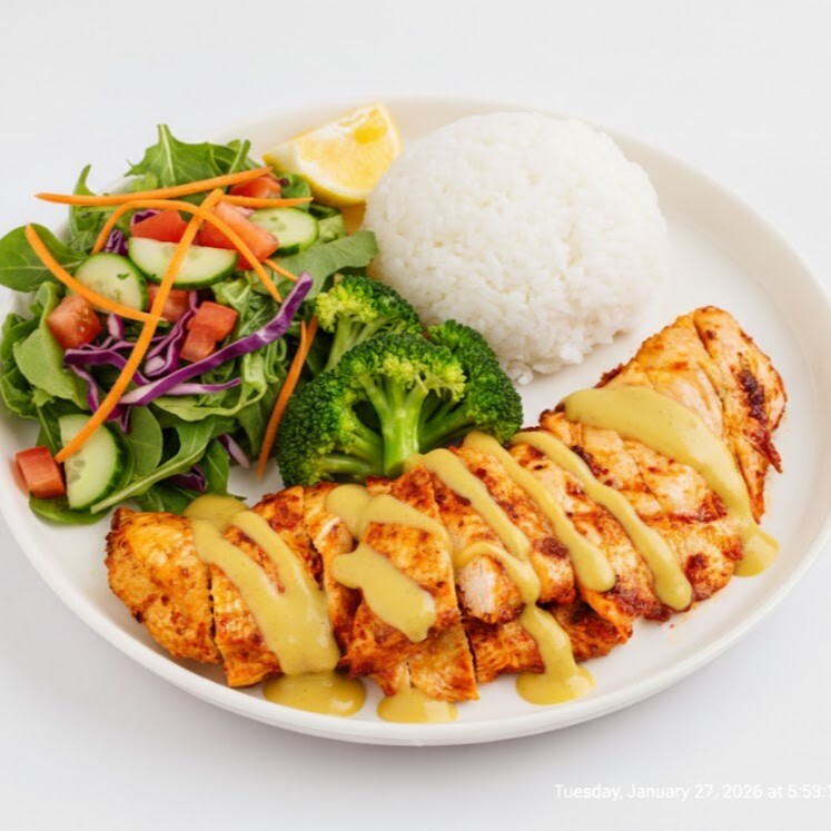Honey & Mustard Chicken Plate