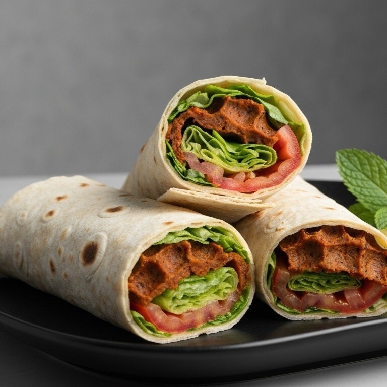 Acılı Klasik Çiğ Köfte Double Dürüm (220 gr)