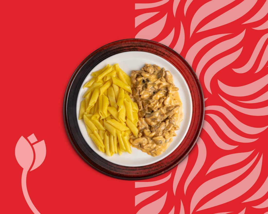 Sultan'ın Kremalı Mantarlı Tavuk & Penne Makarnası