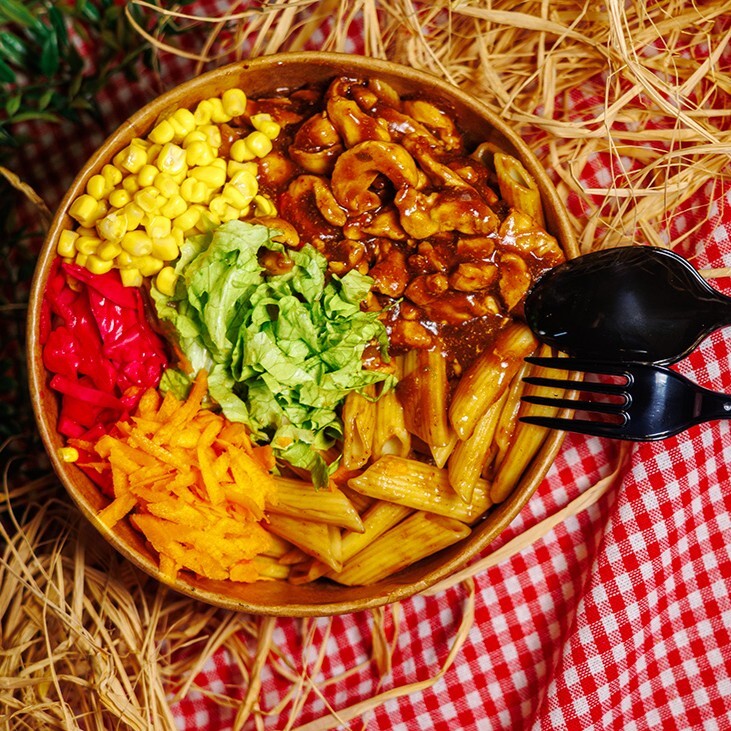 Bbq Soslu Tavuklu Makarna (Küçük)