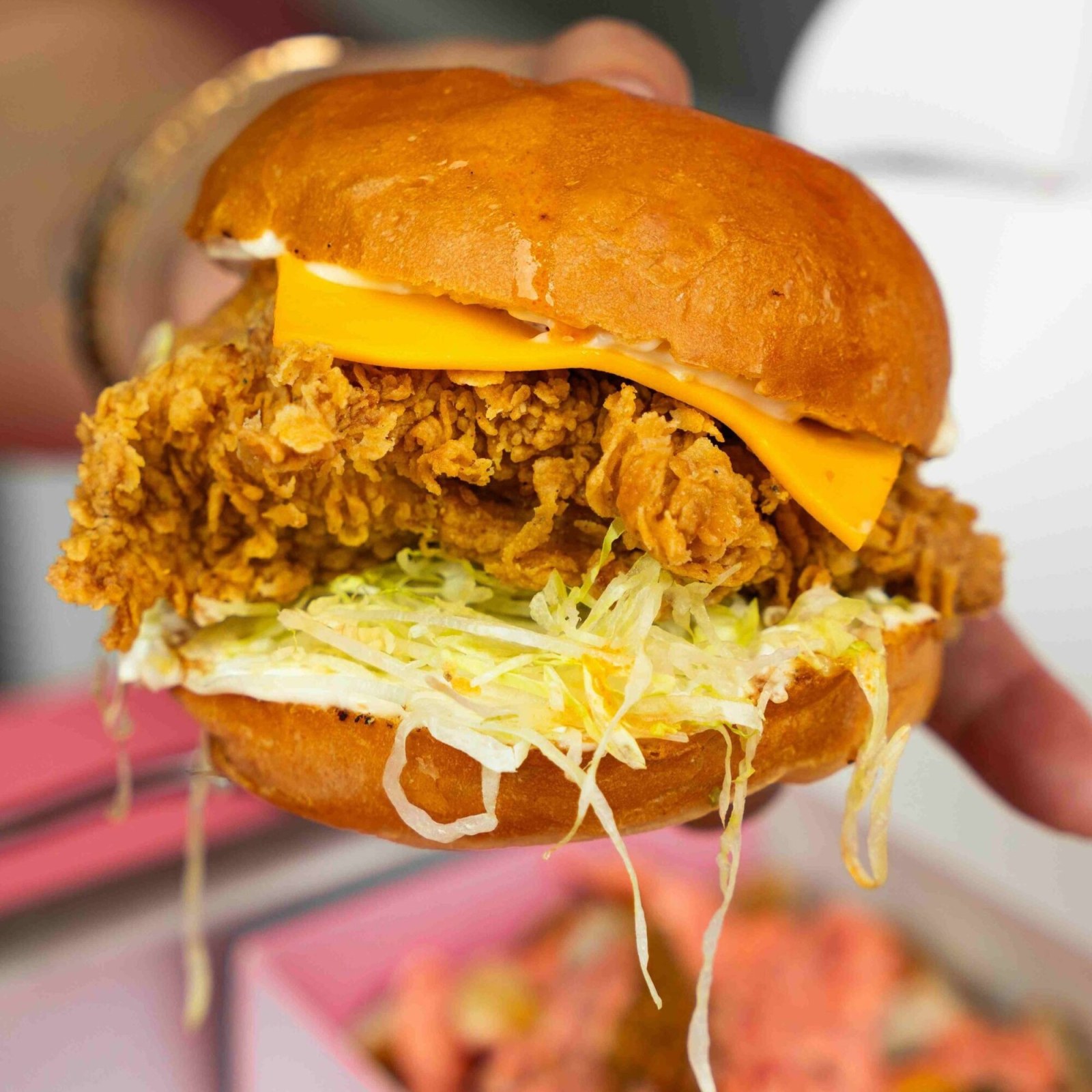 Cheesey Tavuk Burger