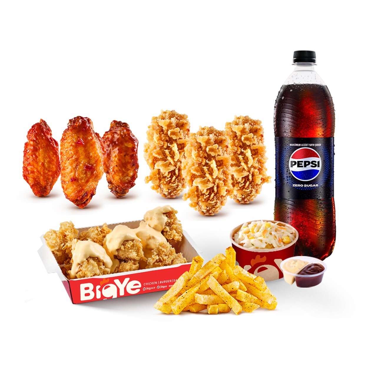Wings Kanat ve Big Kova Menü