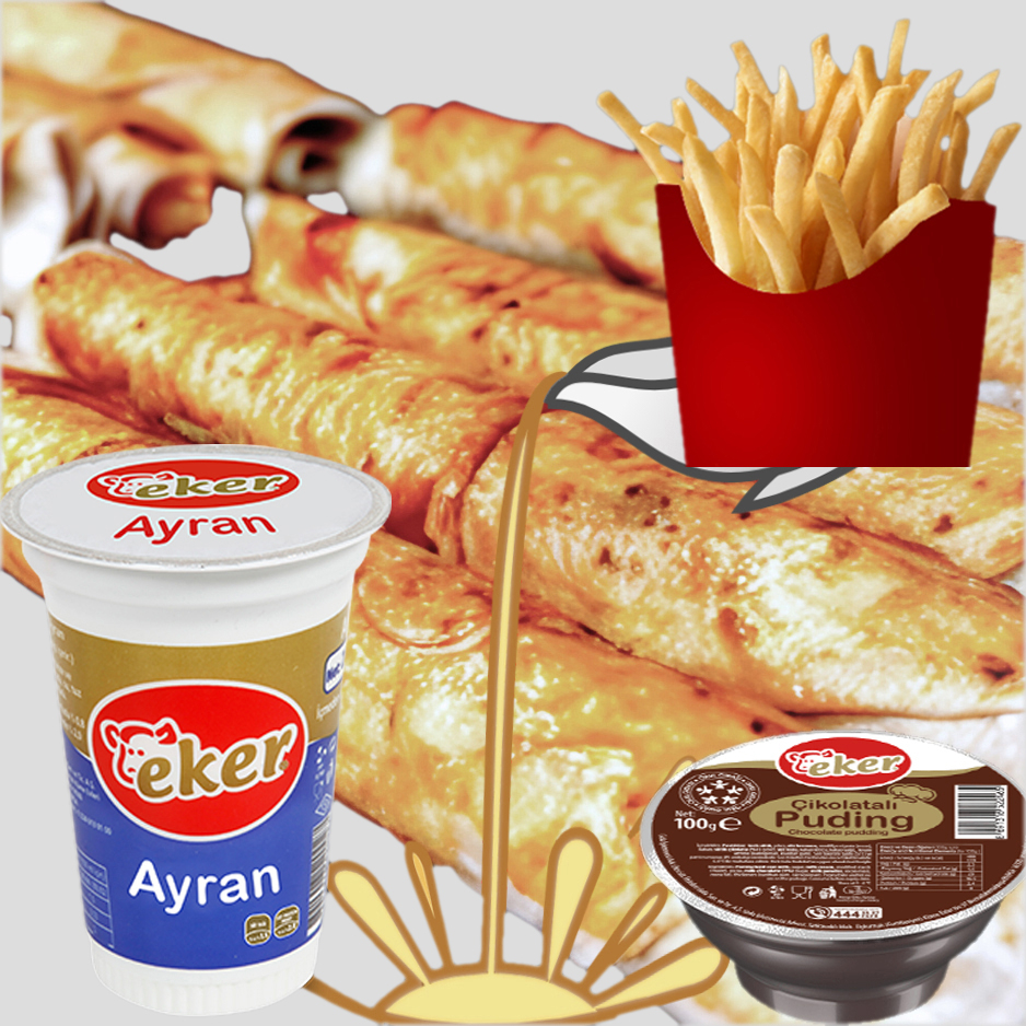 Sarımsaklı Mayonezli Full Menü