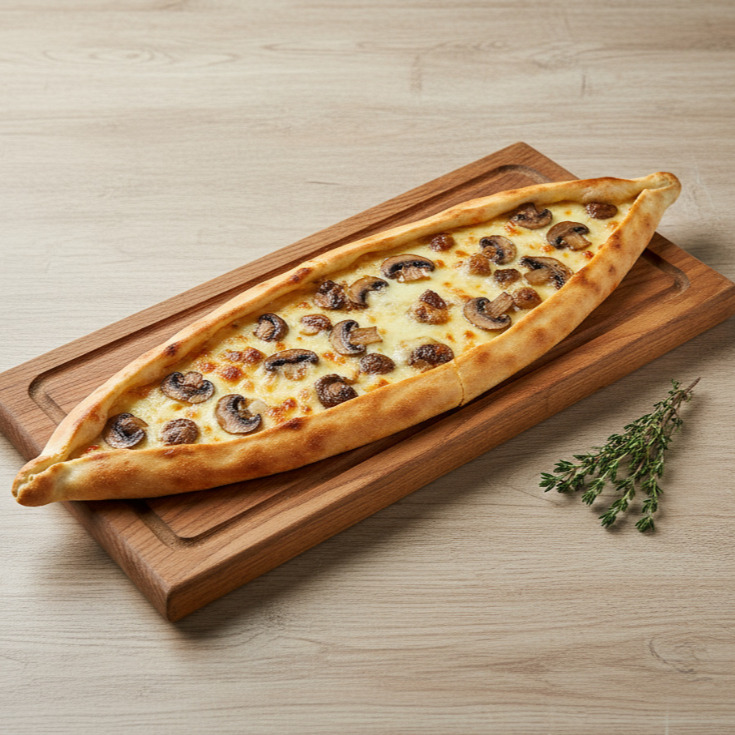 Kaşarlı, Mantarlı Pide