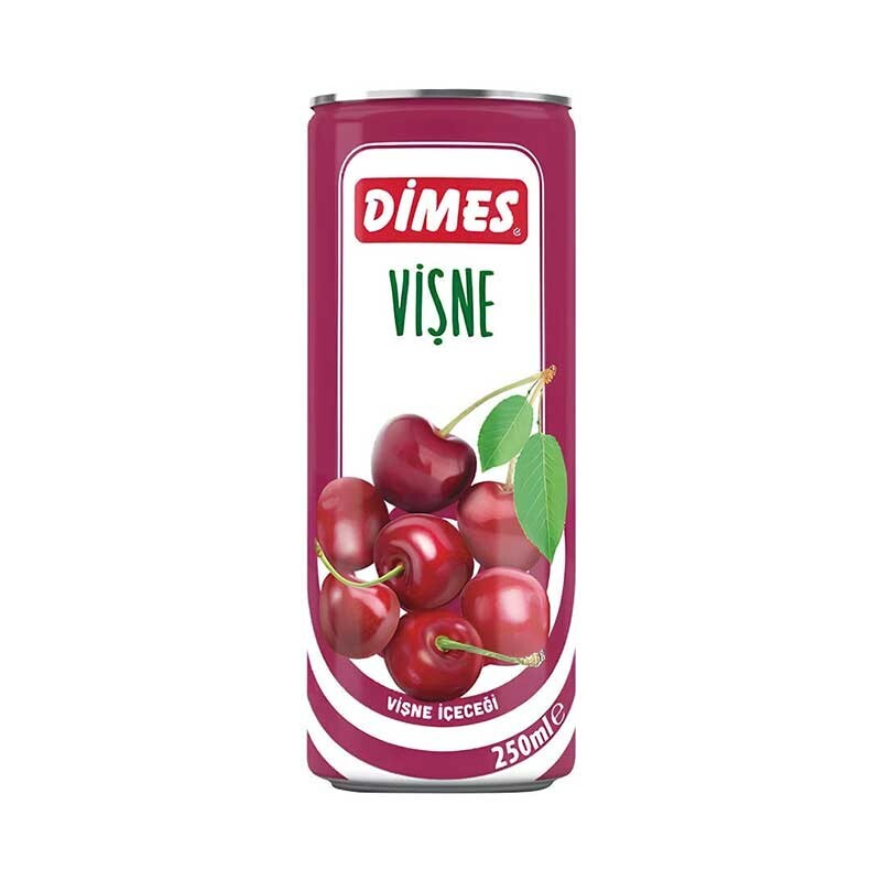Dimes Teneke Vişne Meyve Suyu (250ml)