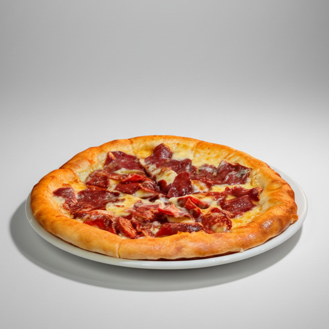 Pastırmalı Kaşarlı Pide (Yuvarlak)