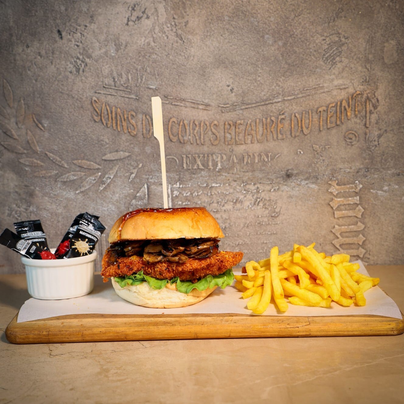 Mushroom Chıcken Burger
