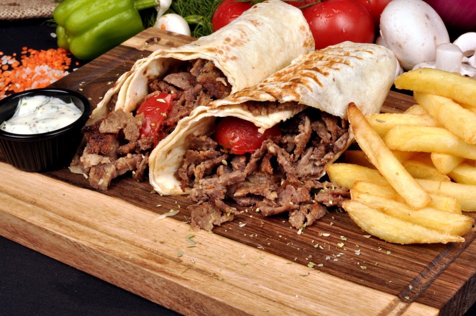 et tavuk mix döner servis