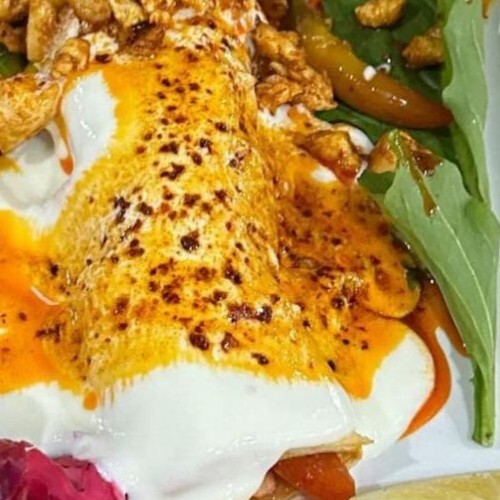 Yoğurtlu Tavuk Tantuni Dürüm (Çift Lavaş)