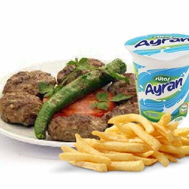 Ayranlı Köfte Menü Yarım
