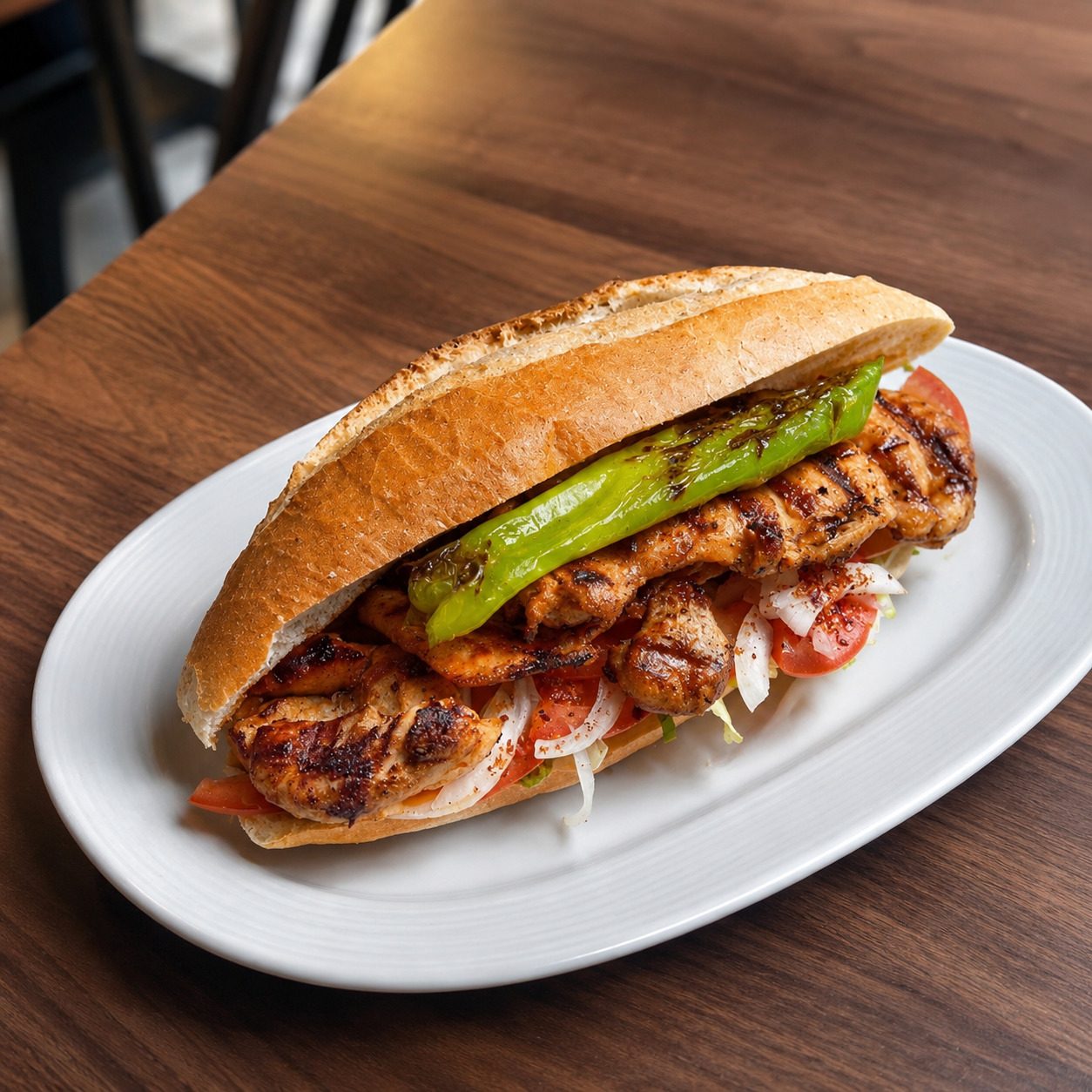 Izgara Tavuk Ekmek