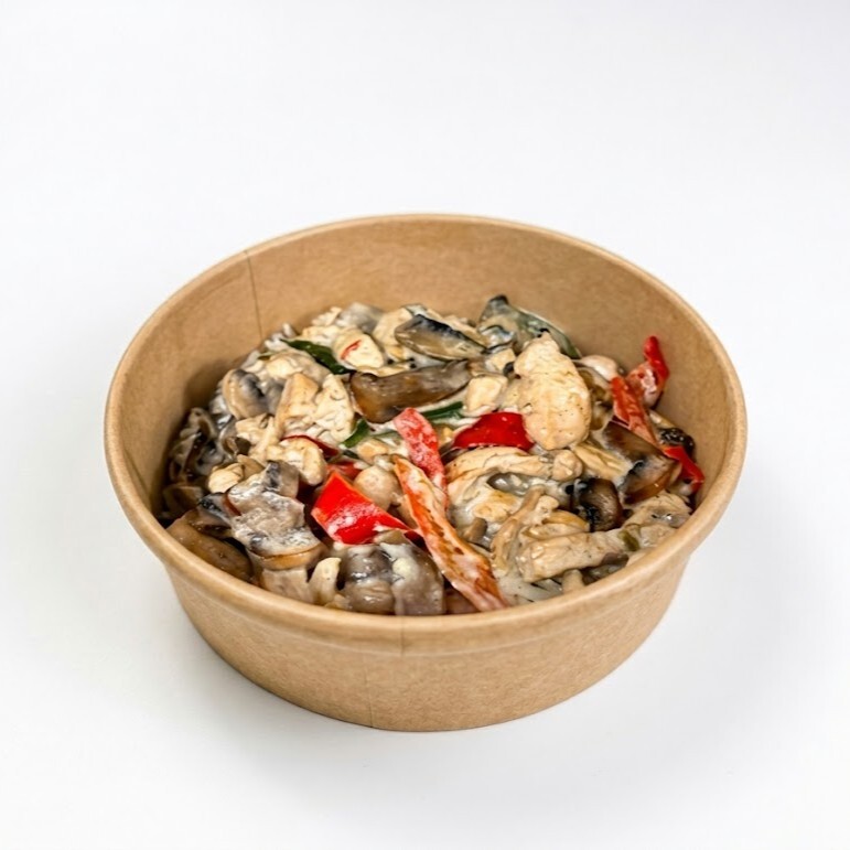 Kremalı Mantarlı Tavuklu Pilav Bowl | 450 gr