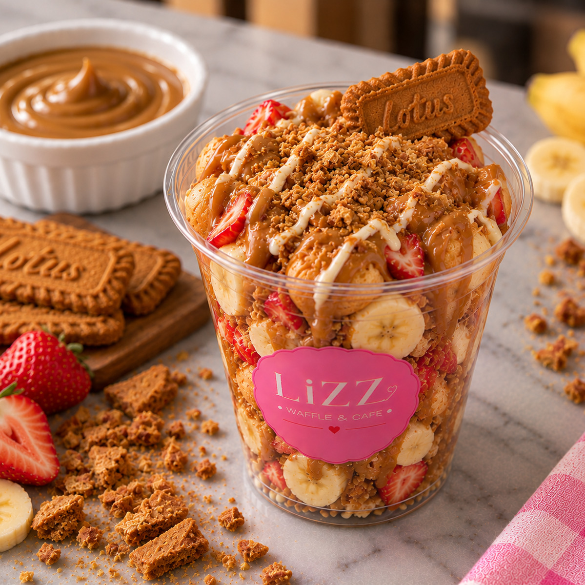Lizz Lotus Bardak Waffle