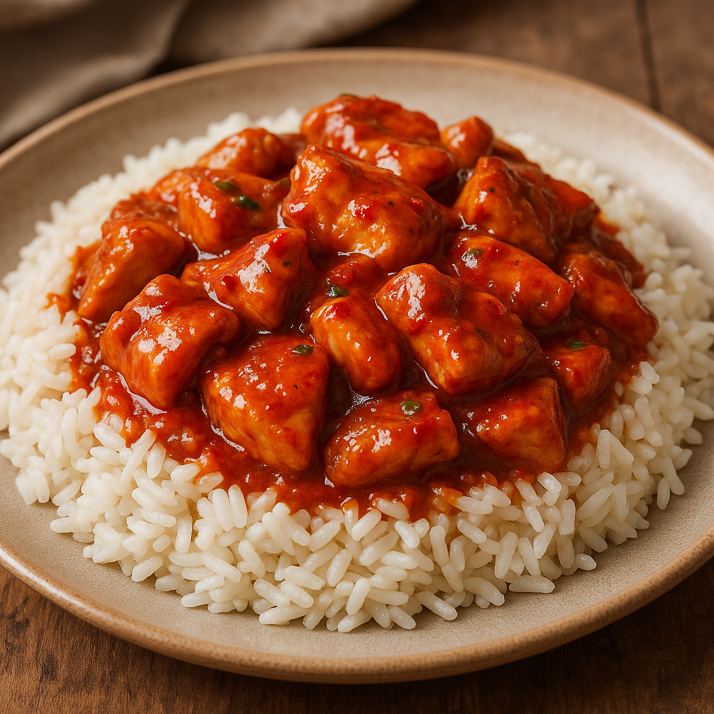 Special Sweet Chili Soslu Tavuk Pilav